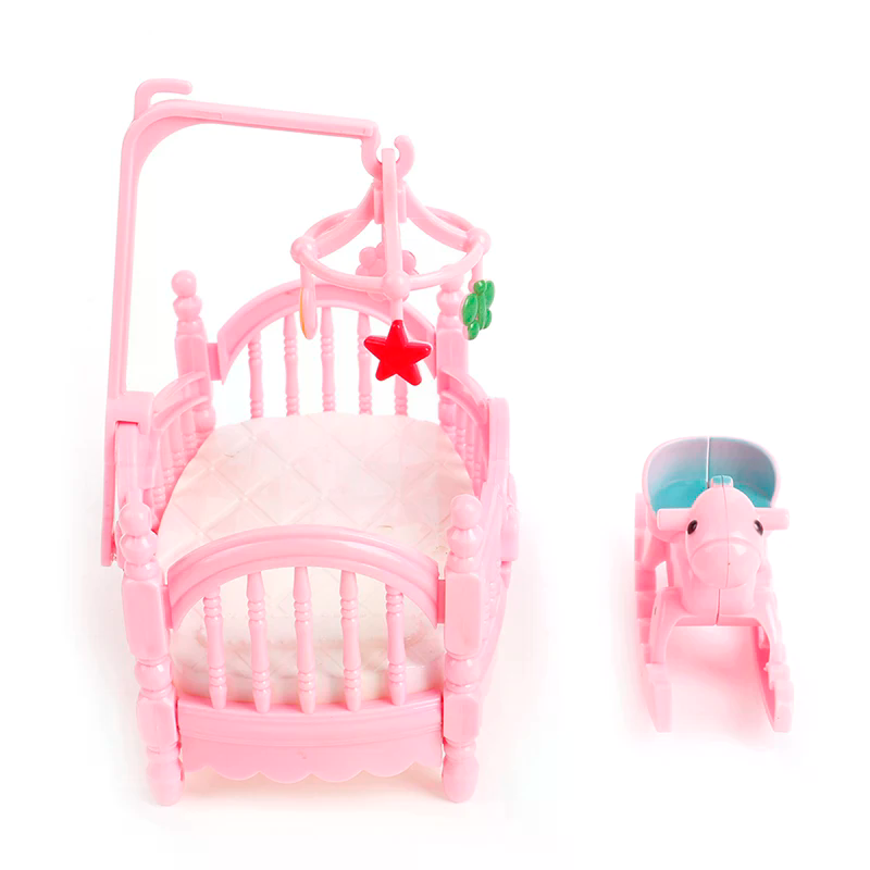 Miniature Crib Wooden Horse Se - Kids Outdoor Umbrella For Table review and price