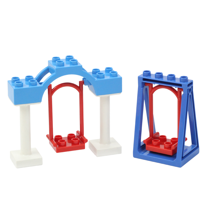 Big Building Blocks Playground - Kids Outdoor Swing And Slide review and price