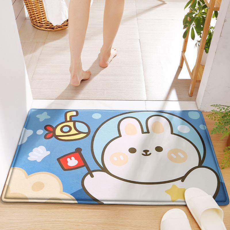 Rabbit Welcome Mat for Front D - Kids Outdoor Mat Waterproof review and price